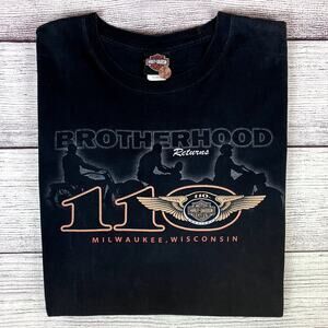2013 Harley Davidson Motorcycles 110th Anniversary T-shirt